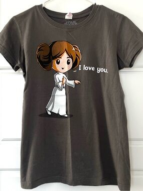 TeeTurtle Star Wars Princess Leia I Love You Tee